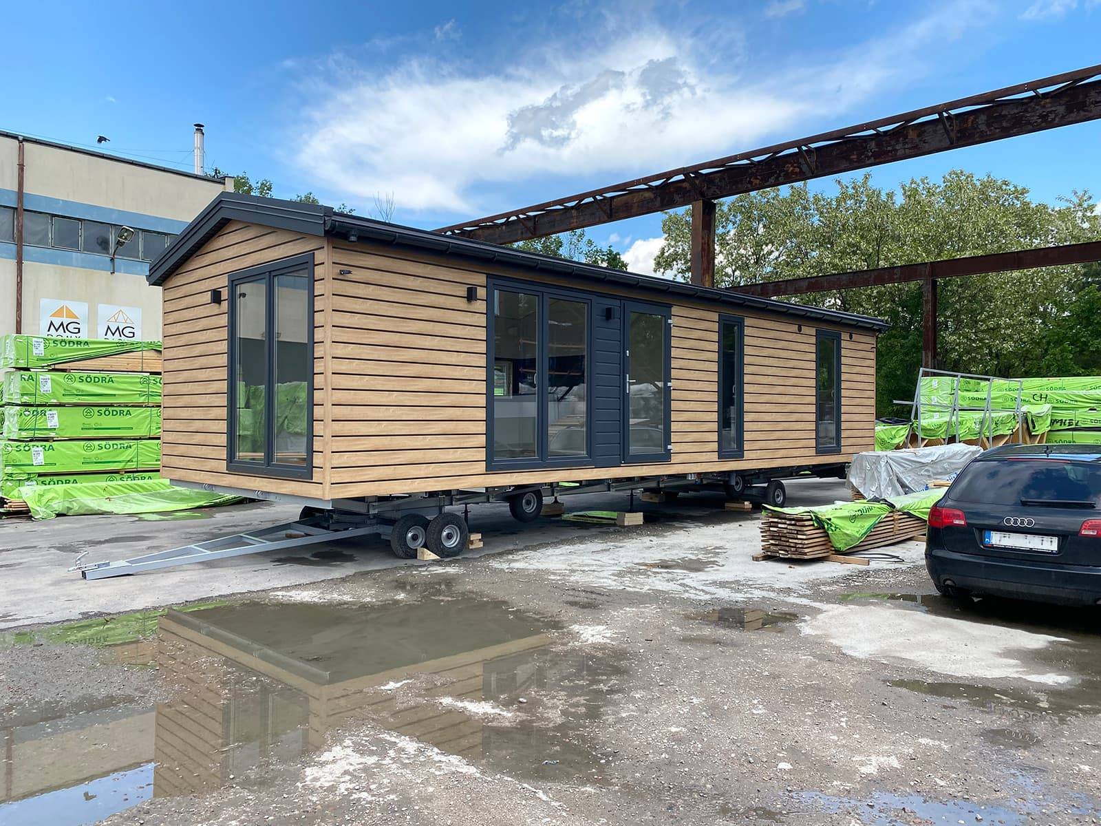 Mobile home A – exterior view