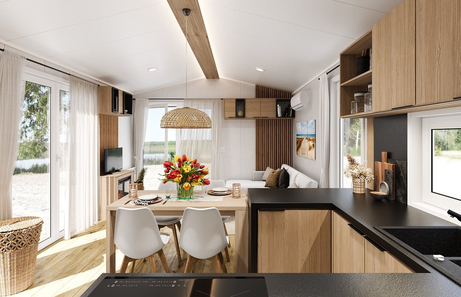 Mobile home A – kitchen
