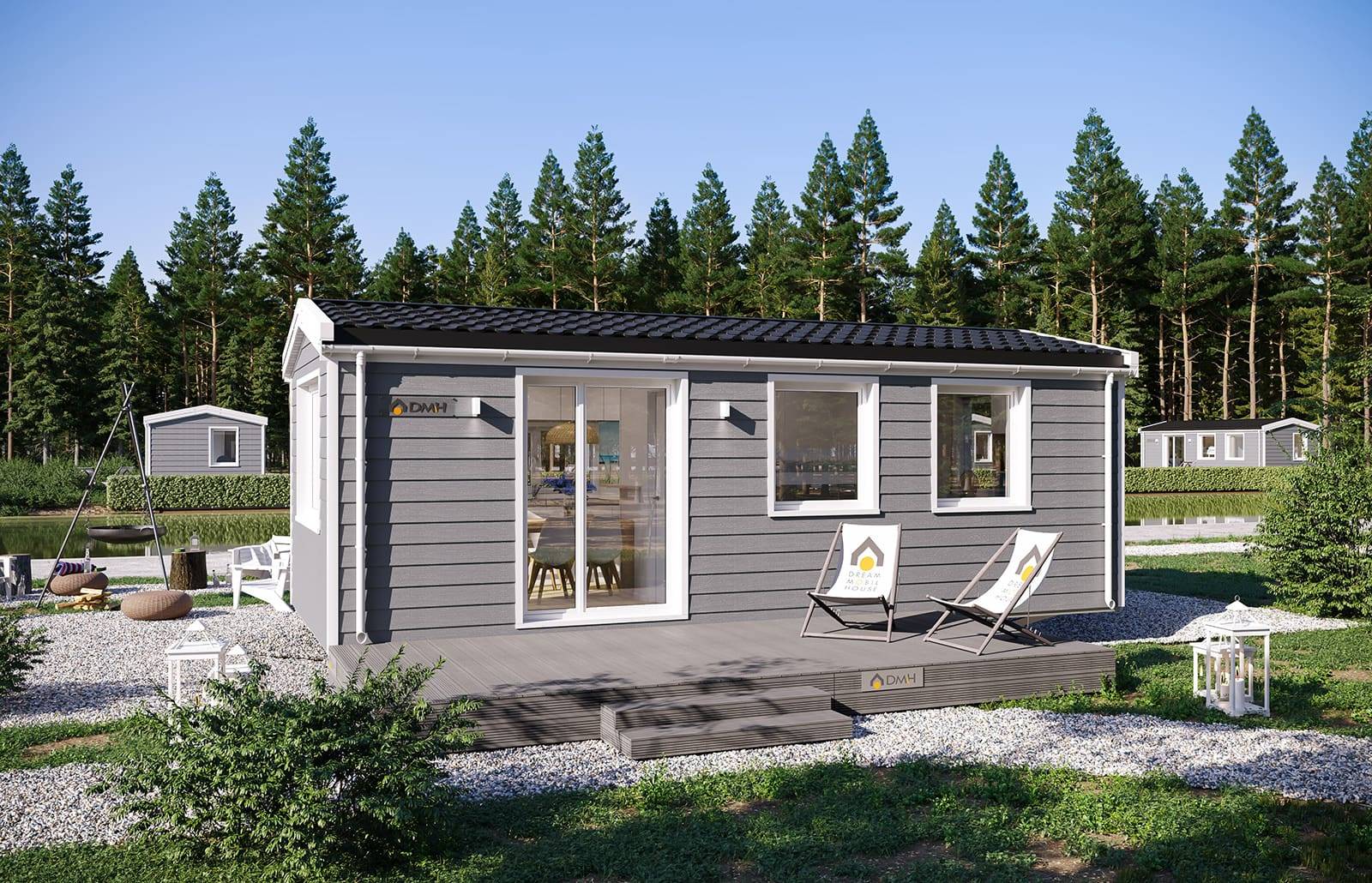 Mobilhaus B – Außenansicht 5
