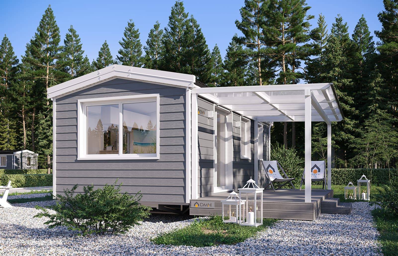 Mobilhaus B – Außenansicht 12