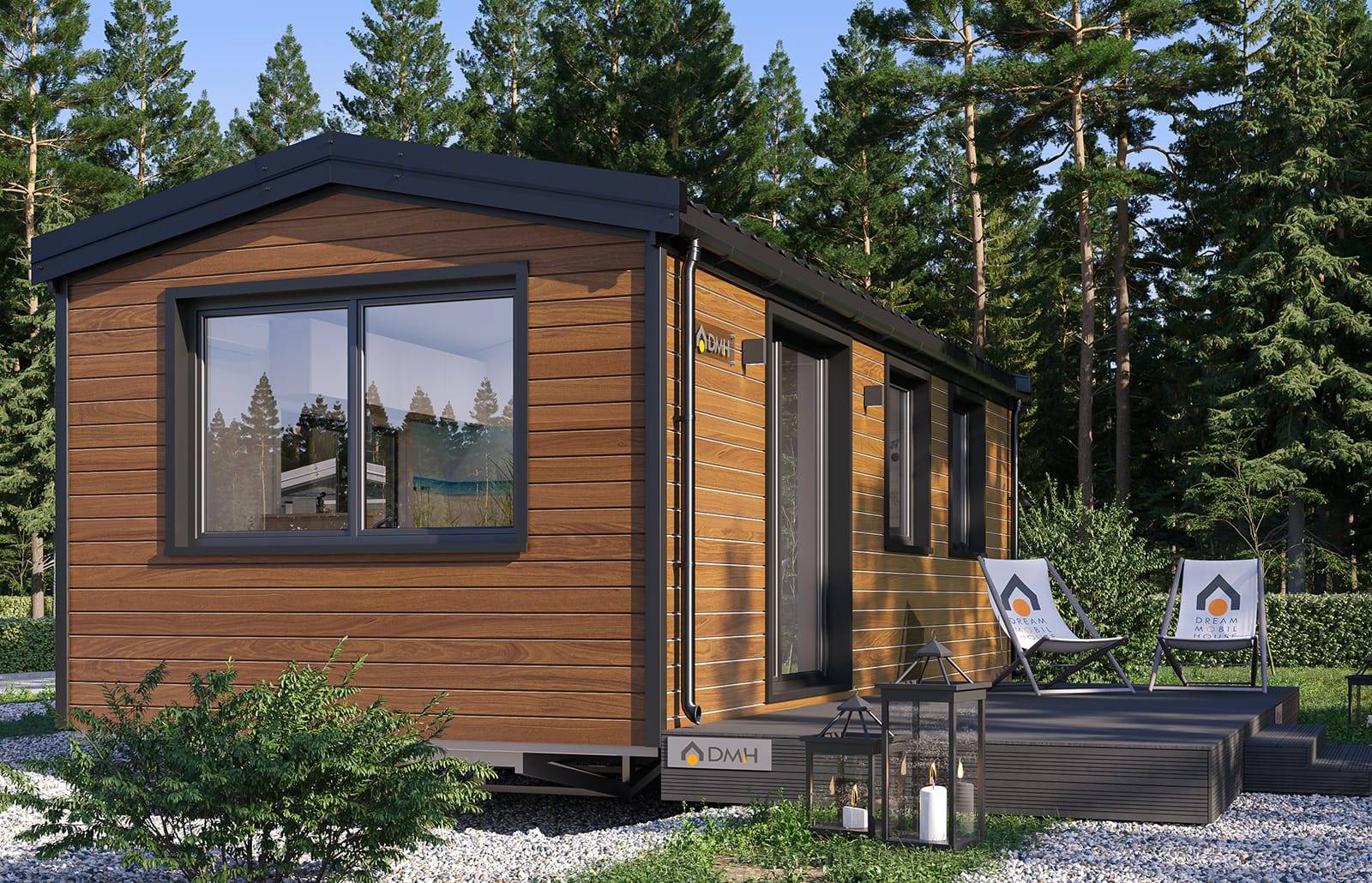 Mobilhaus B – Außenansicht 14