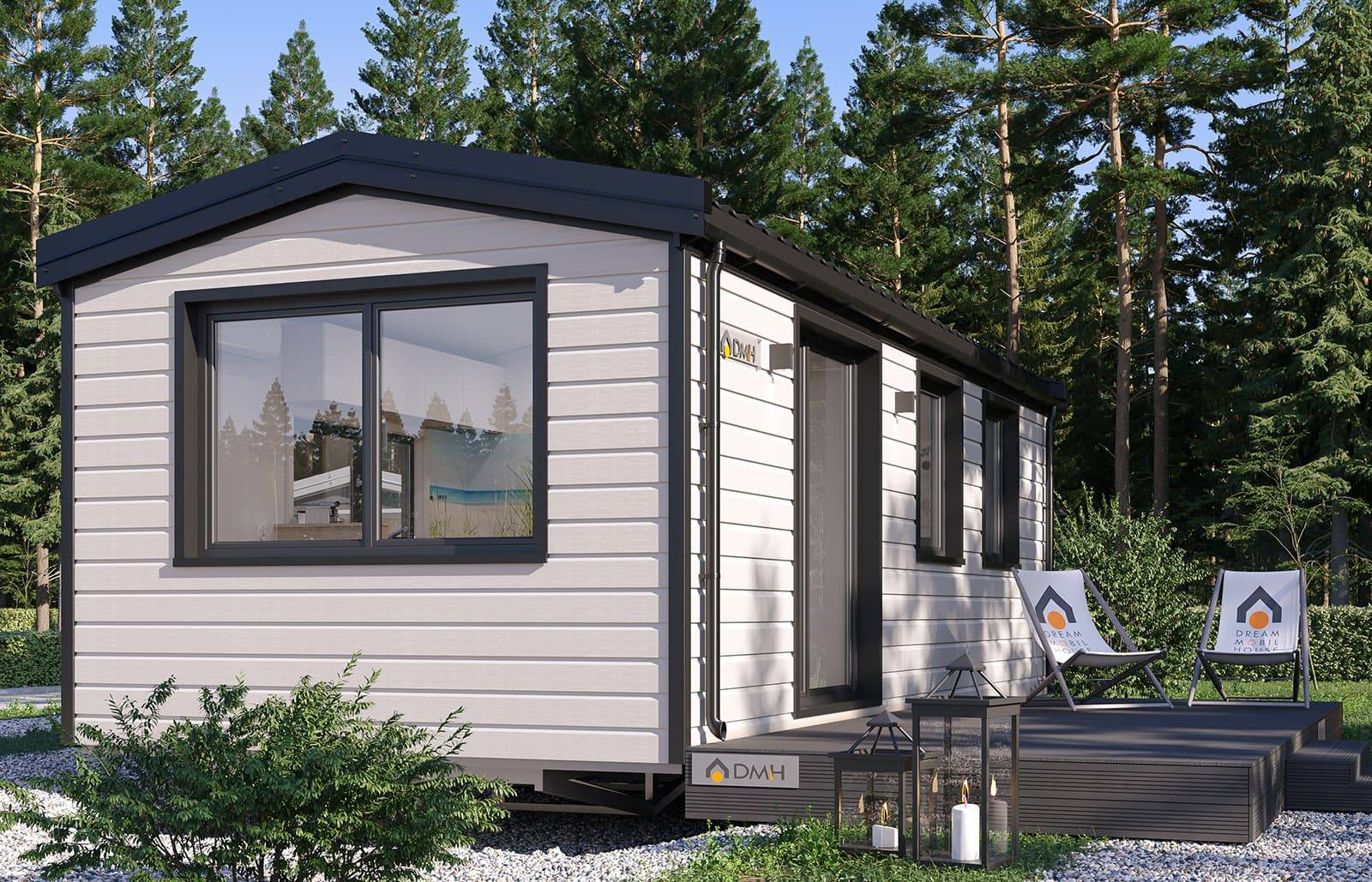 Mobilhaus B – Außenansicht 16