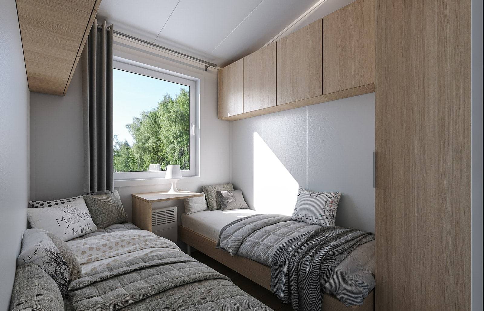 Mobilhaus C – Schlafzimmer