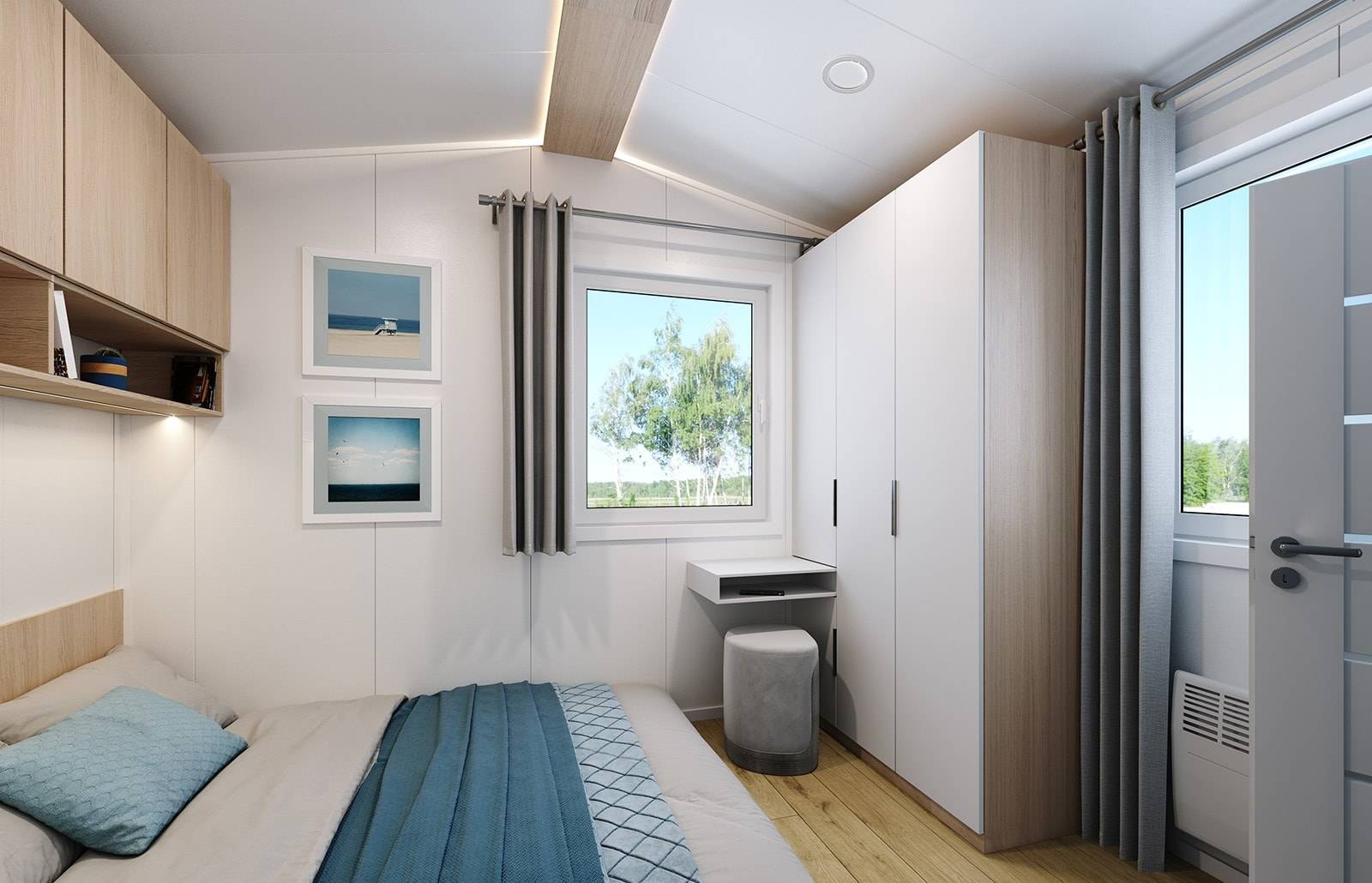 Mobilhaus C – Schlafzimmer