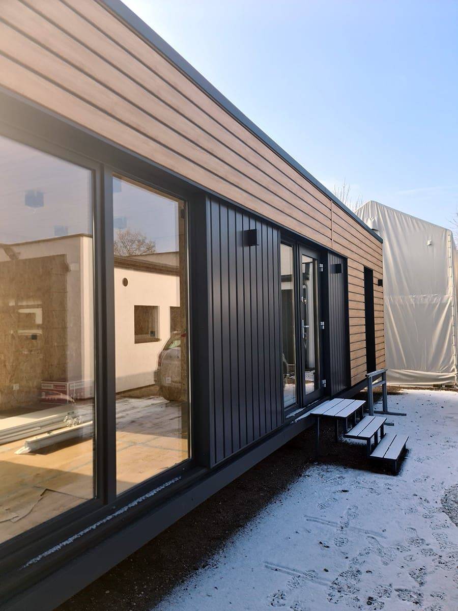 Mobilhaus D – Außenansicht
