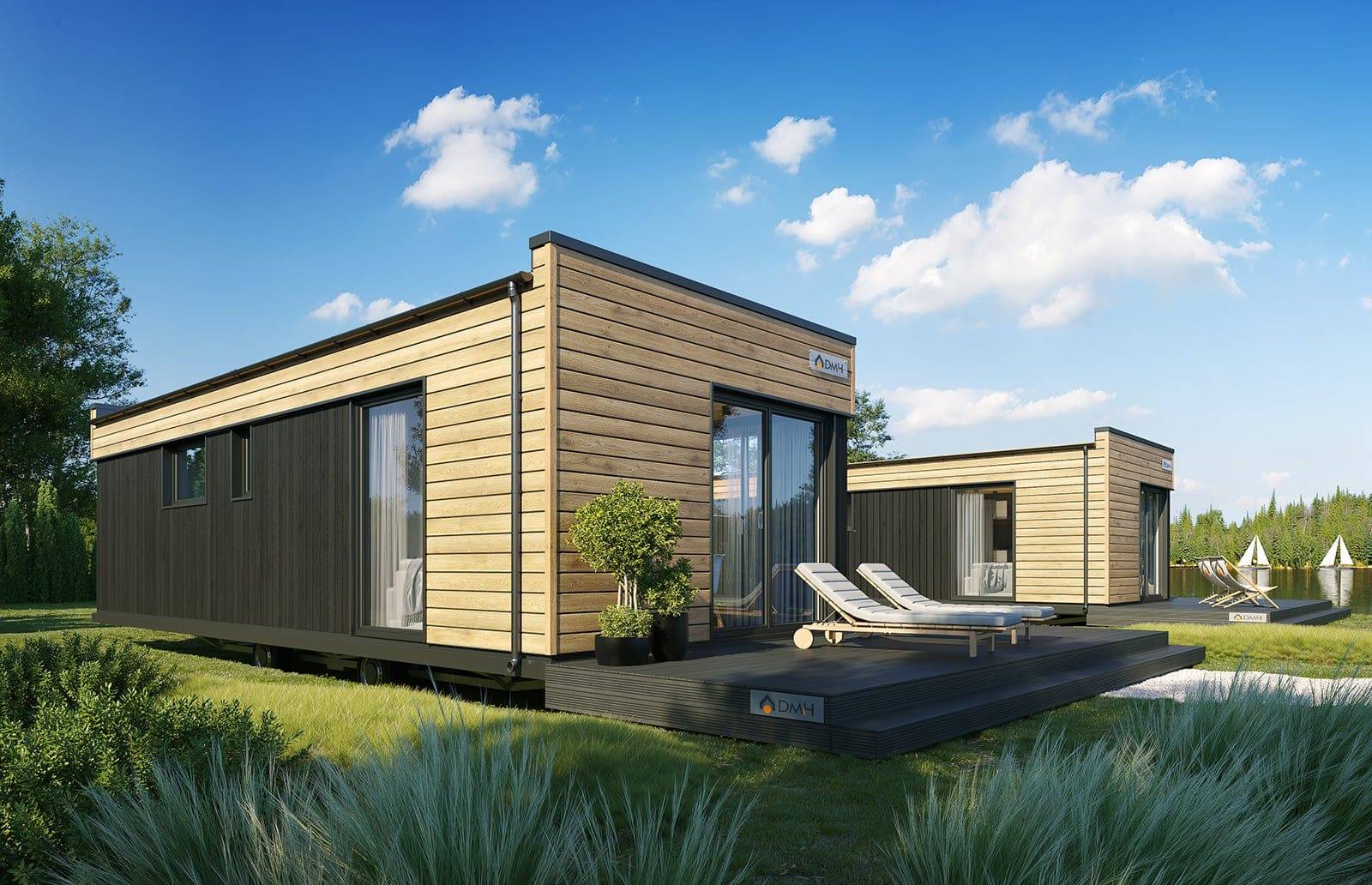Mobilhaus D – Außenansicht 10