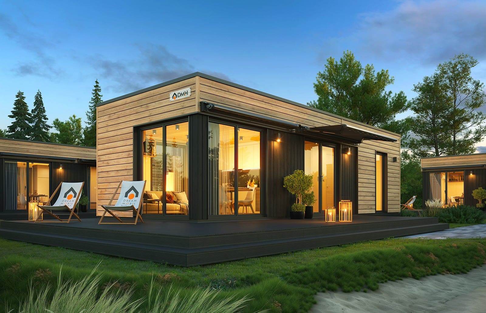 Mobilhaus D – Außenansicht 13