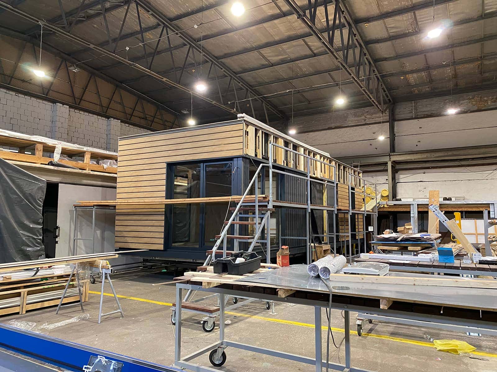 Mobilhaus D – Produktionsfoto