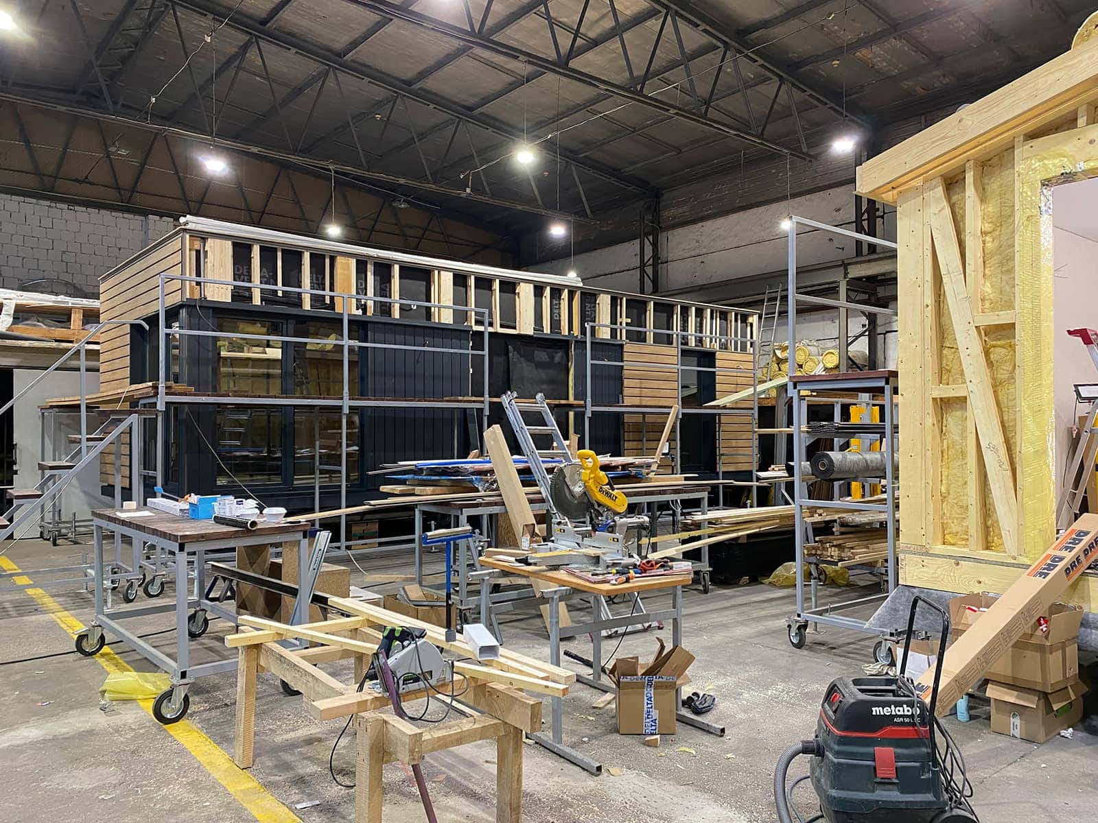 Mobilhaus D – Produktionsfoto