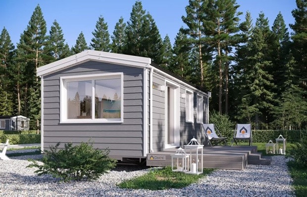 Mobilhaus F1 – Außenansicht 12