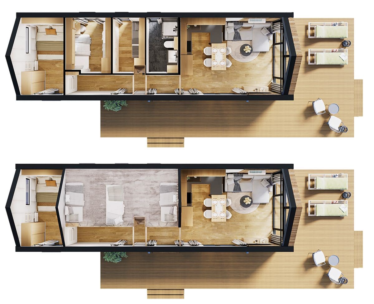 Mobilhaus F1 – Grundriss 4