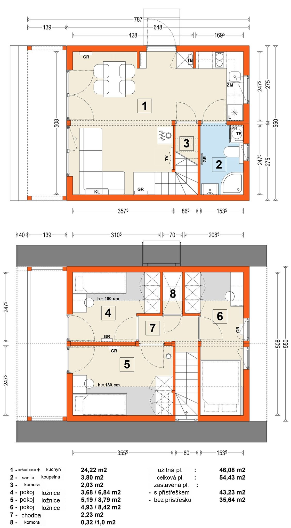 Modular home MG4 – variant 4